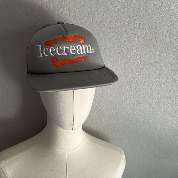 ICECREAM NEWYAK CITY ESSENTIAL HAT retro SnapBack, Grey, NWOT Paper intact - Picture 2 of 11